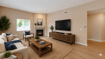 Fireplaces in selected homes
